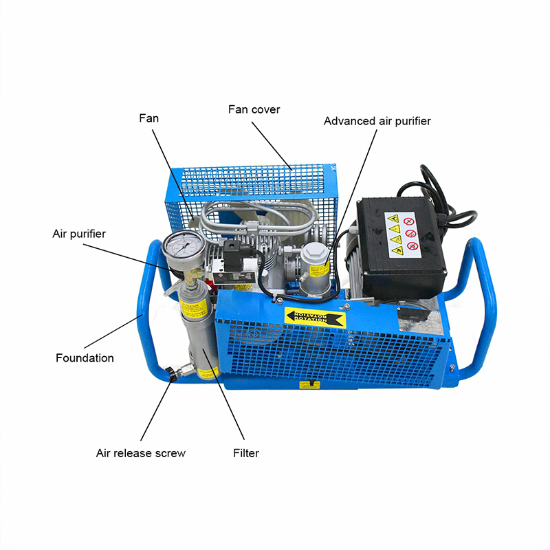 300bar Scuba Diving Breathing Air Compressor