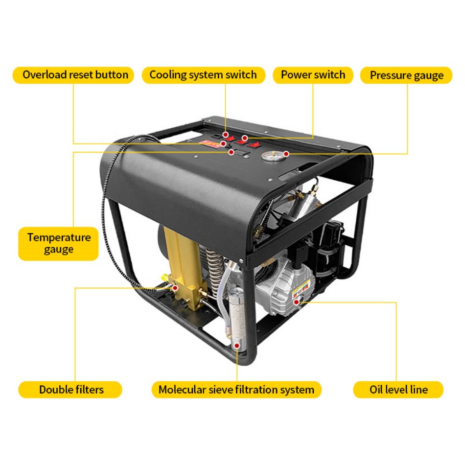 high pressure 4500psi air compressor