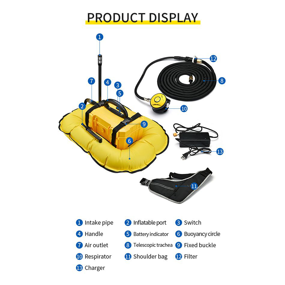 Scuba Diving Equipment 5.5h Underwater Rebreather